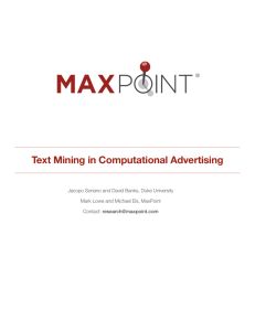 Text Mining in Computational Advertising
