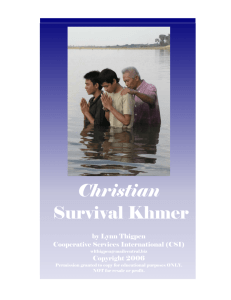 Christian Survival Khmer