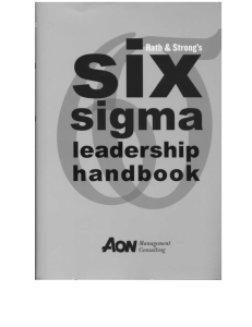 Rath and Strong's Six Sigma Leadership