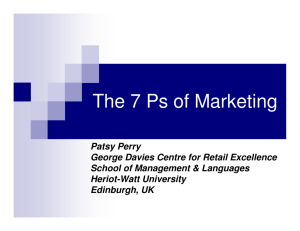 The 7 Ps of Marketing