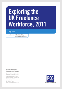 Exploring the UK Freelance Workforce, 2011