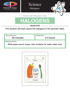 Science- Halogens