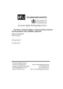 Working Paper Version of The Metrics of Human Rights