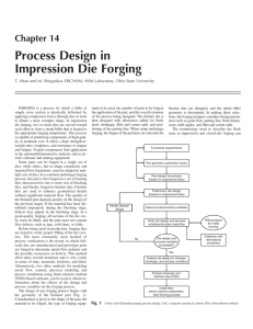 Process Design in Impression Die Forging