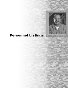 Personnel Listings - Austin Community College