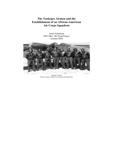 The Tuskegee Airmen and the Establishment of