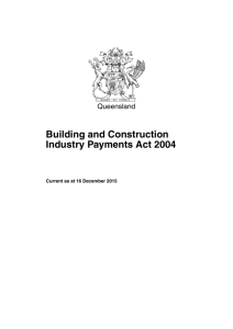 Building and Construction Industry Payments Act 2004
