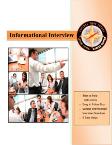 Informational Interview