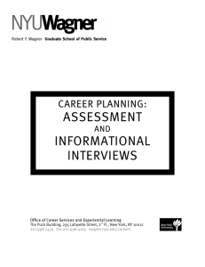 assessment informational interviews