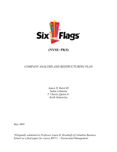 Six Flags - Turnaround Management Association