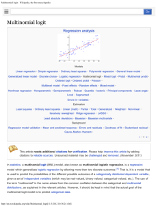 Multinomial logit - Wikipedia, the free encyclopedia