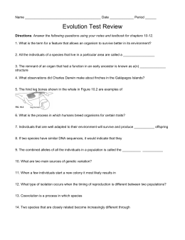 Ap bio essay on darwin