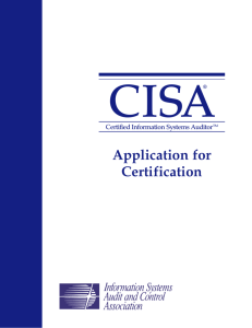 CISA Appl for Cert_267 for Web