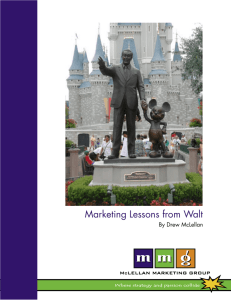 Marketing Lessons from Walt