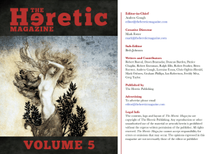 PDF - 15 MB - The Heretic Magazine