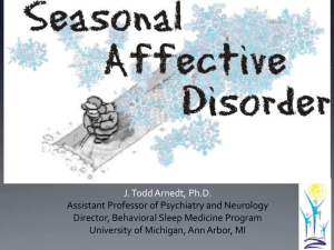 J. Todd Arnedt, Ph.D. Assistant Professor of Psychiatry and