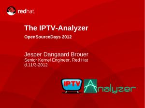 Open Source IPTV-Analyzer