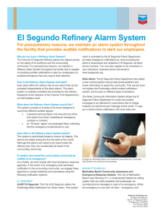 Refinery Alarm System