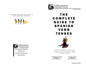 the complete guide to spanish verb tenses