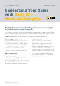 Understand Your Sales with Daily IQ – Merchant Insights.