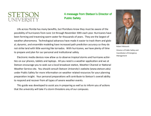 A message from Stetson's Director of Public Safety
