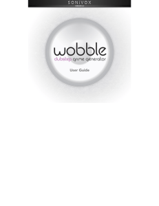 Wobble 2.0: User Guide, v1.0