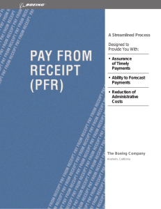 Pay from Receipt (PFR)
