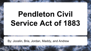 Pendleton Civil Service Act of 1883