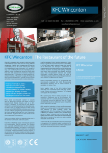 KFC Wincanton - Foster Refrigerator