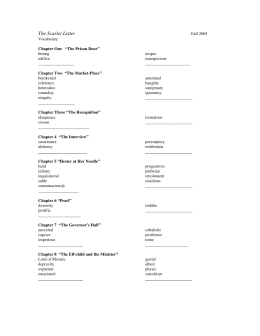 the scarlet letter name chapters 17 and 18 analysis questions the scarlet letter chapter 17