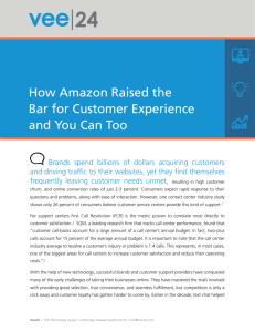 How Amazon Raised the Bar for Customer Experience