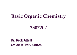Basic Organic Chemistry g y 2302202