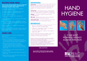 Hand Hygeine - Bendigo Health