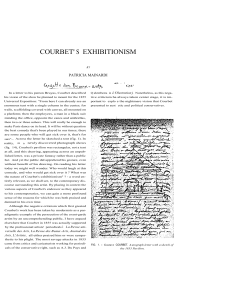 Patricia Mainardi, "Courbet's Exhibitionism,"