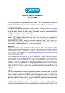 Copping Category C Landfill Cell EPA Fact Sheet