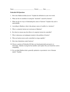 Federalist 10 Questions