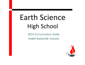 Earth Science - Iredell
