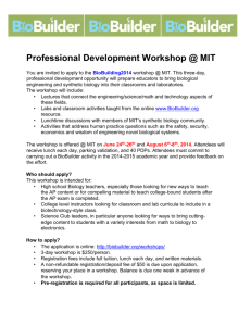 Professional Development Workshop @ MIT
