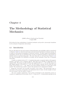 Thermal and Statistical Physics