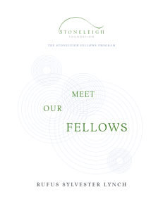 Meet the Fellows - Stoneleigh Foundation