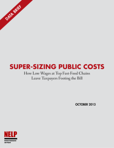 Super-Sizing Public Costs - National Employment Law Project