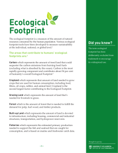 Ecological Footprint - Office of Sustainability