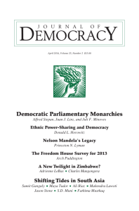 Democratic Parliamentary Monarchies