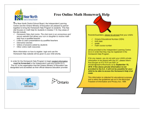 Free Online Math Homework Help - Near North District School Board