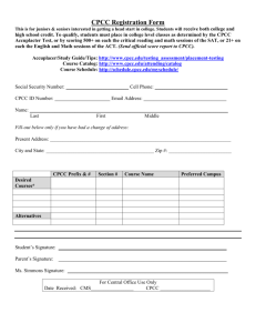 CPCC Registration Form
