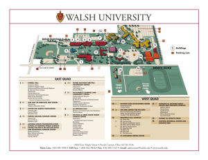 Walsh University Campus Map
