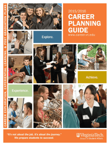 2015-2016 Career Planning Guide