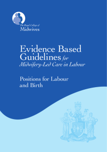 Positions for Labour and Birth