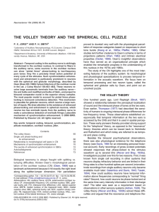 the volley theory and the spherical cell puzzle