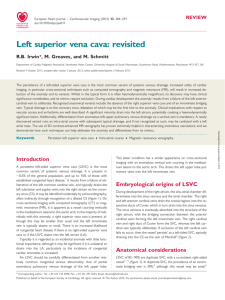 Left superior vena cava: revisited